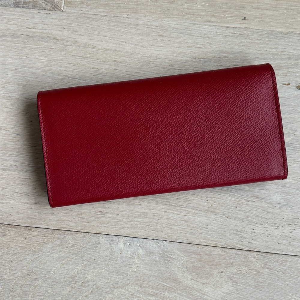 fendi f is fendi continental wallet Elegant Red Leather Wallet - Picture 6 of 14